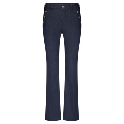 Red Button Bibette denim herringbone L32 high rise-reg.fit-flare